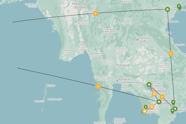 Det bästa av Vietnam och Kambodja1 | Kenzan Travel Resrutt resa det bästa av Vietnam och Kambodja med Kenzan Travel