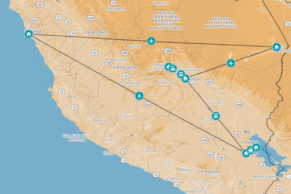 Resa till Peru, rundresa med Lima, Amazonas och ANderna. Macchu Picchu och Titicacasjön