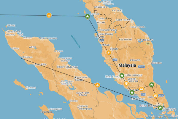 Resrutt via karta kombinationsresa Singapore Malaysia-2 | Kenzan Travel