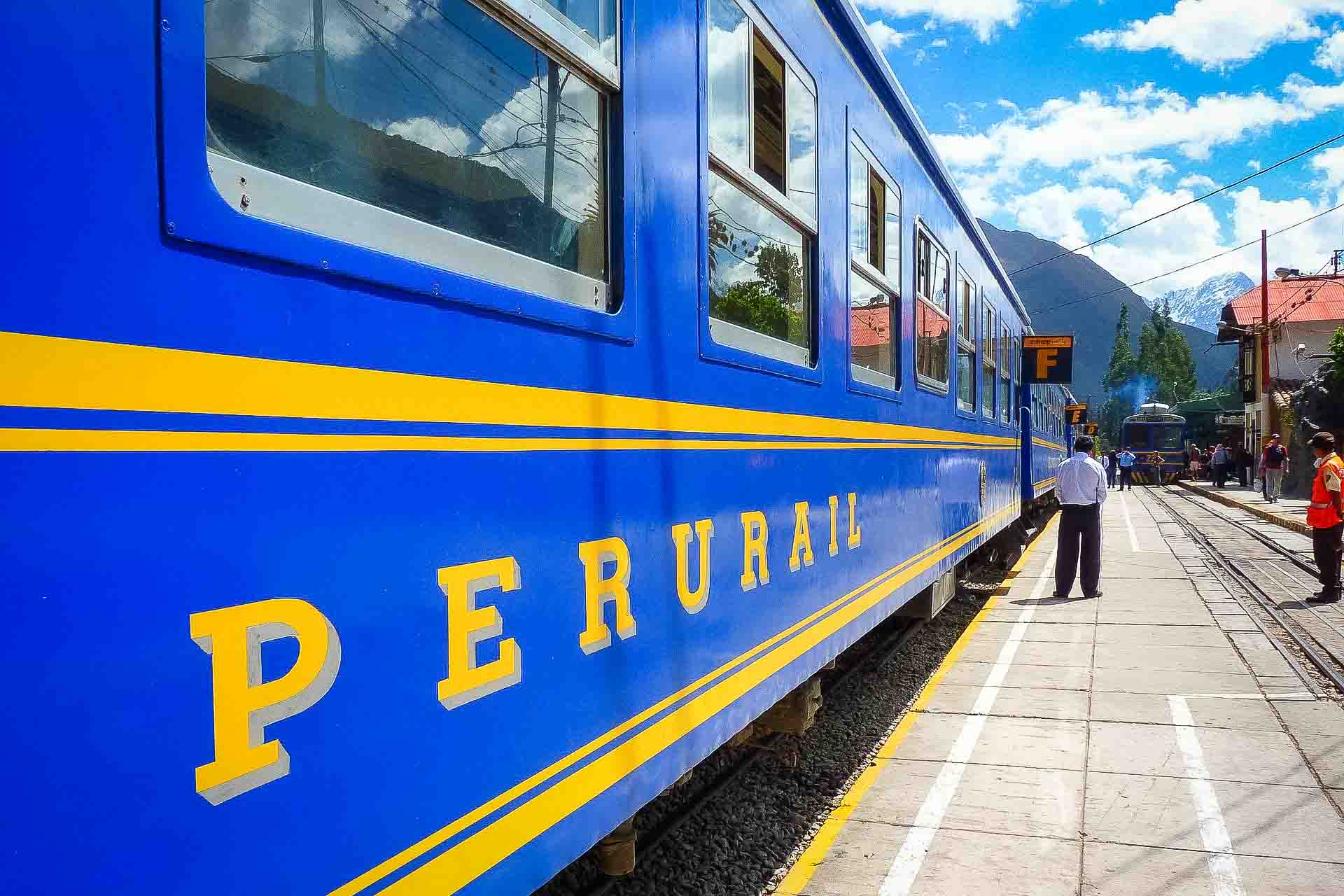 Peru, Machu Picchu, med tåg