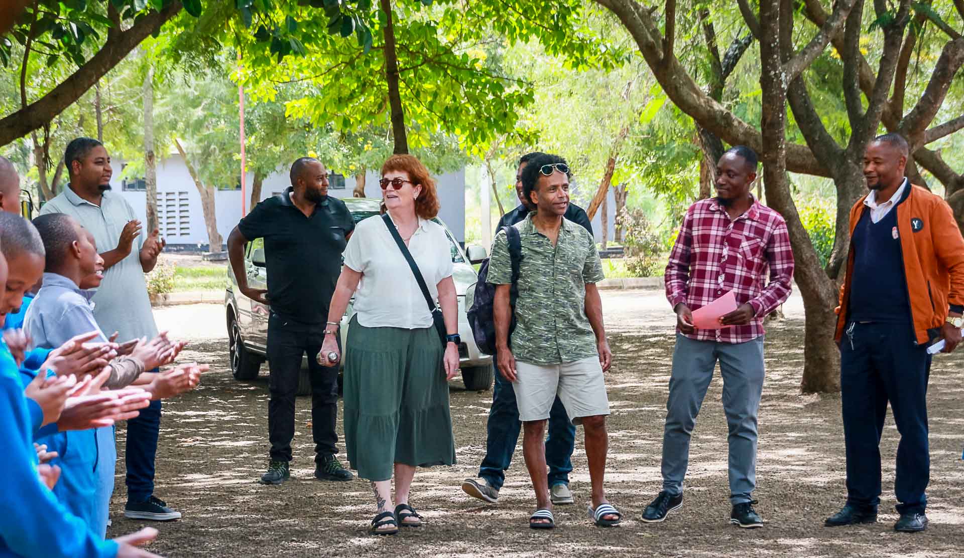Besök på Living Water Children Centre, Kisongo