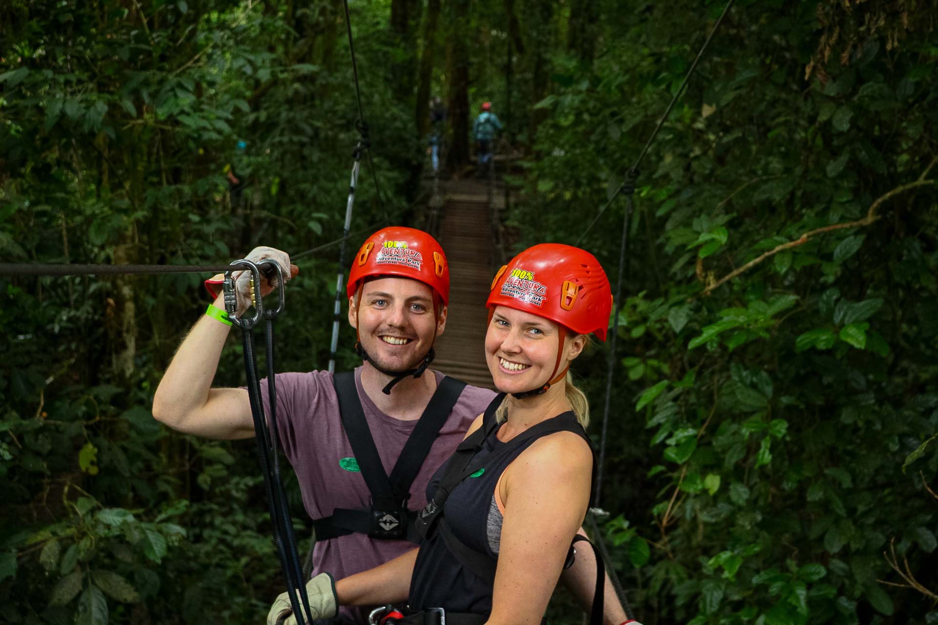 Costa Rica, Monteverde, zipline, Kajsa