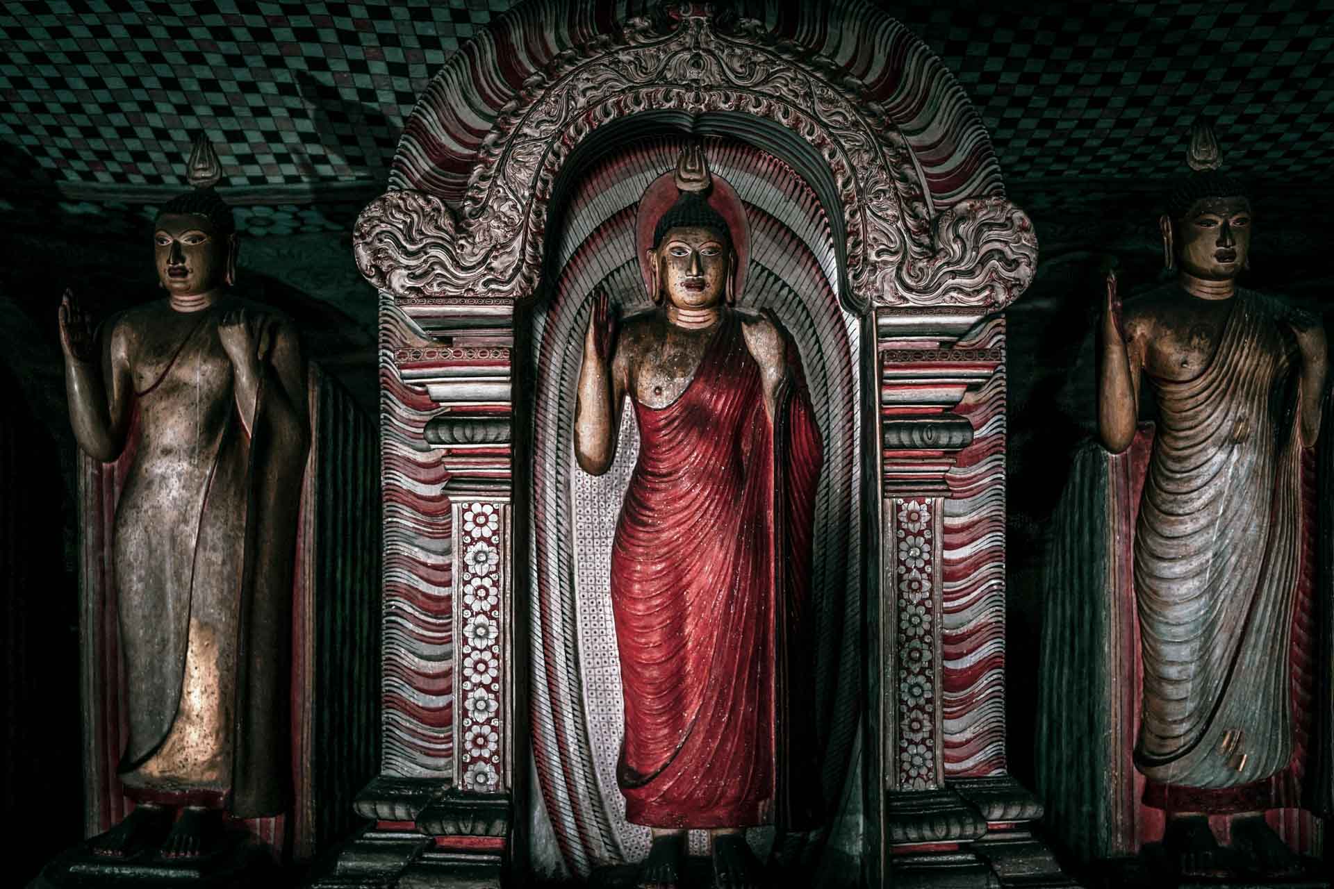 Sri Lanka, Dambulla, tempel