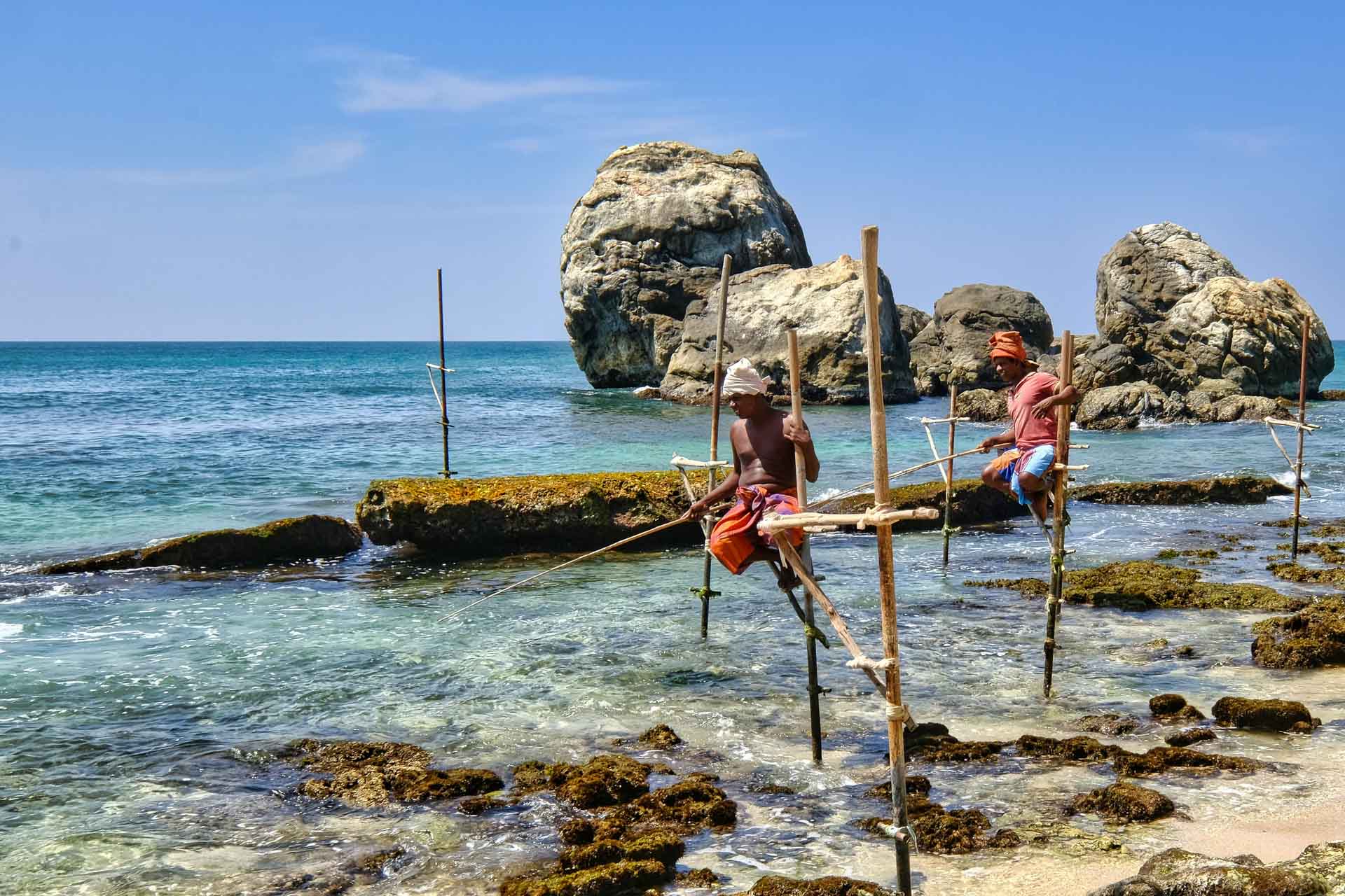 Resa till SRI LANKA, besök stilt fiskarna