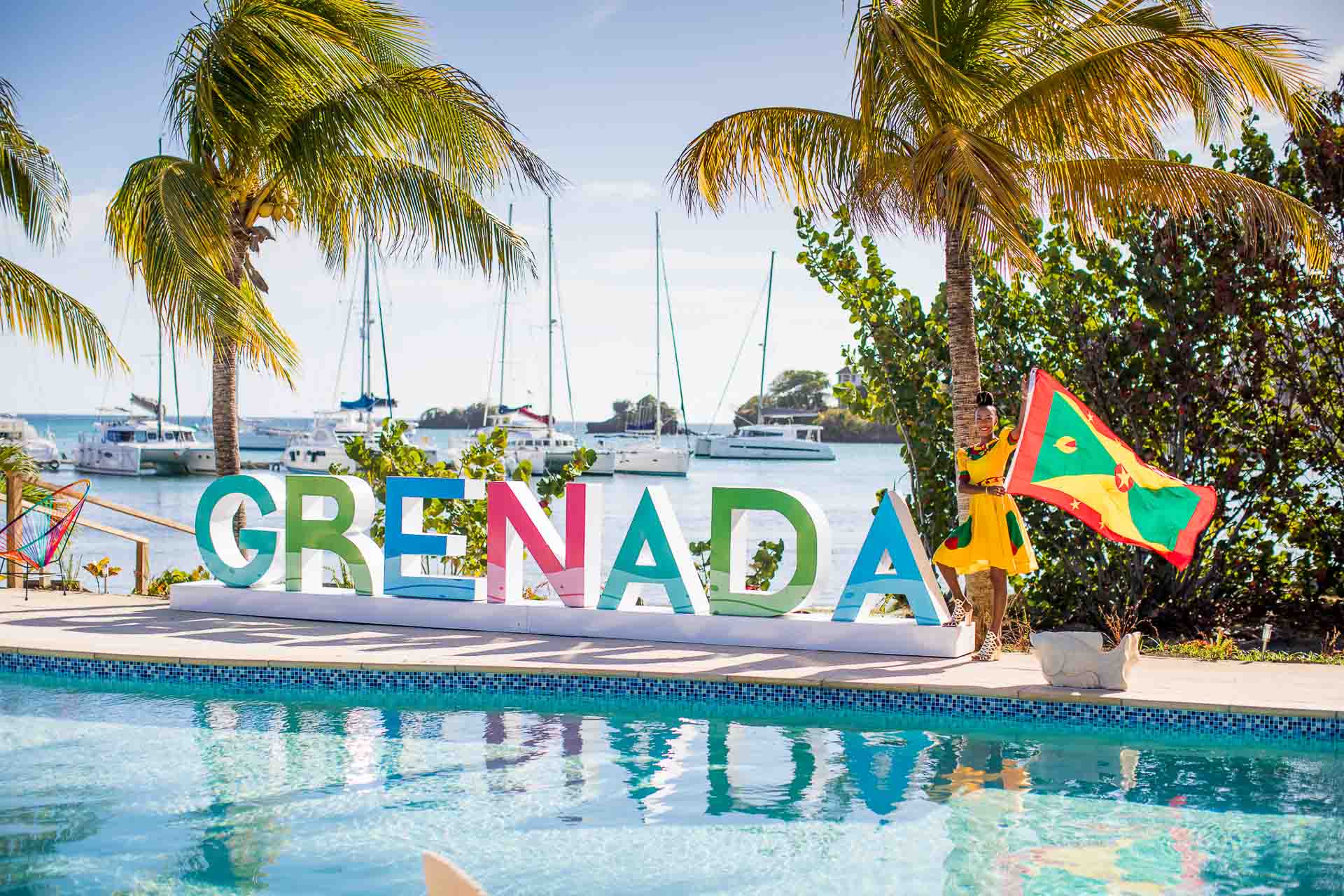 Grenada, skylt