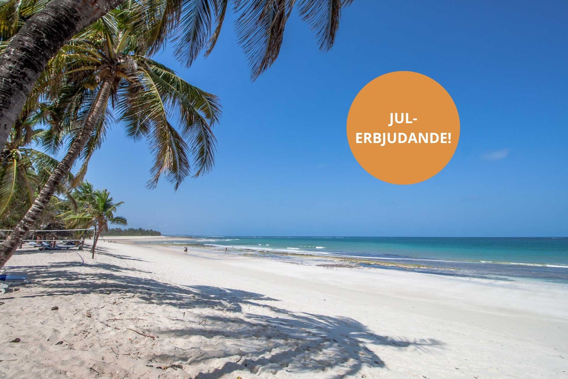 Julerbjudande – Safari i Kenya och stranddagar vid Diani beach